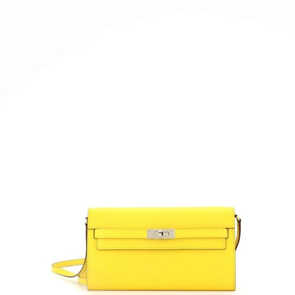 Hermes Handbags - Hermes Kelly To Go Wallet Chevre Mysore Yellow